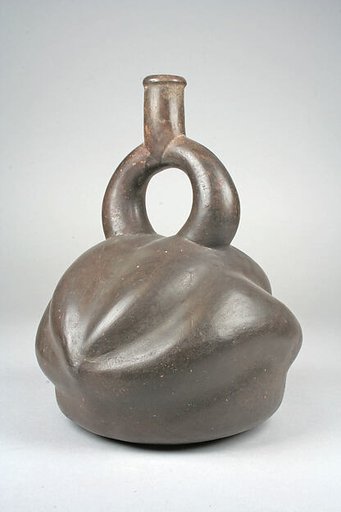 Stirrup Spout Bottle with Fruit Form