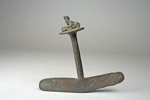 Copper Knife with Figure Handle