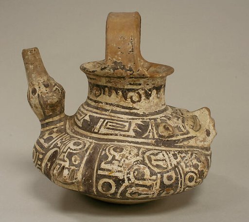 Painted Animal Vessel