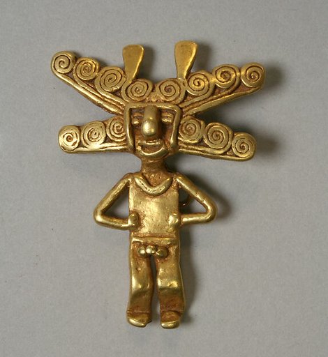 Gold Figure Pendant