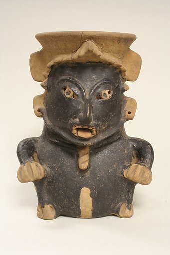 Ceramic Figure Vessel