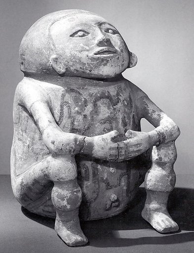 Ceramic Vessel in the Form of a Seated Man