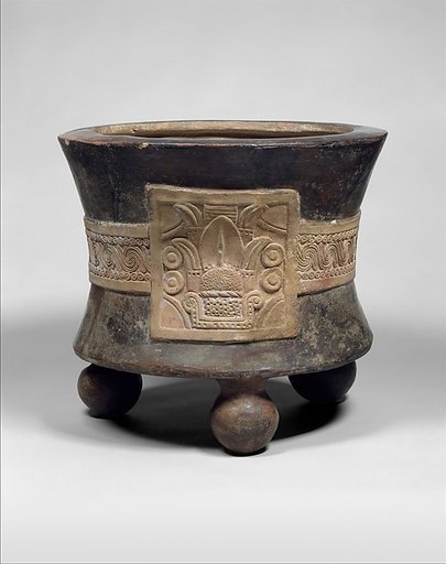 Tripod brazier with date glyph
