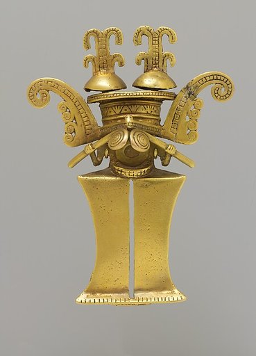 Masked Figure Pendant