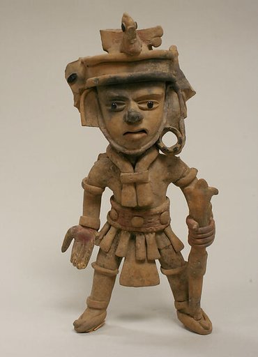 Ceramic Standing Warrior Figure