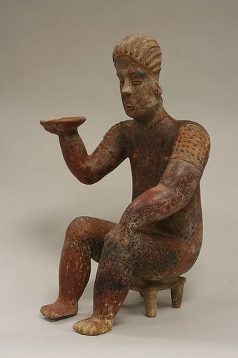 Female Figure Seated on Stool