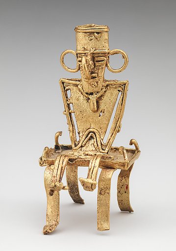 Male Figure on Stool (tunjo)