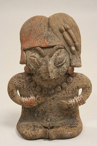 Seated figure