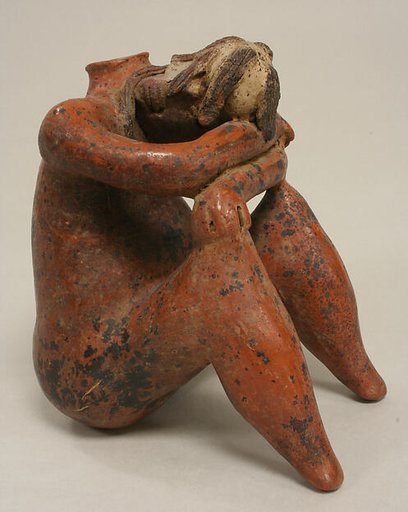 "Mourning" Figure Vessel