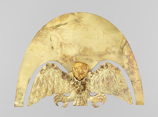 Miniature headdress with owl