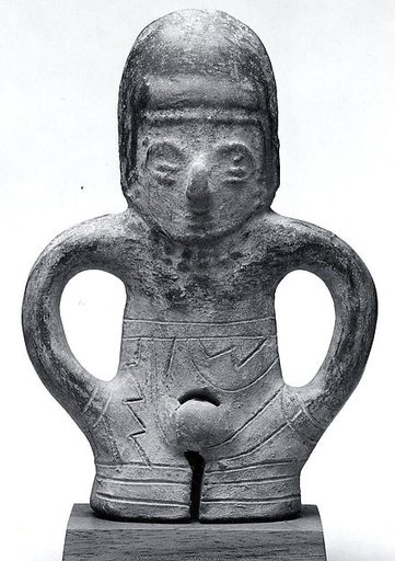 Ceramic Whistle in the Form of a Standing Figure