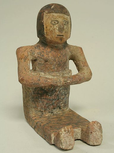 Ceramic Seated Female Figure