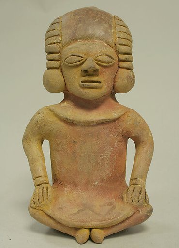 Ceramic Whistle in the Form of a Seated Male