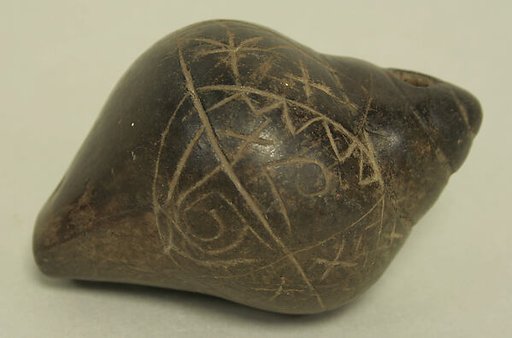 Ceramic Whistle in the Form of a Shell