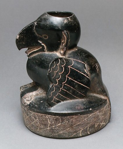 Vessel with mythical bird of prey
