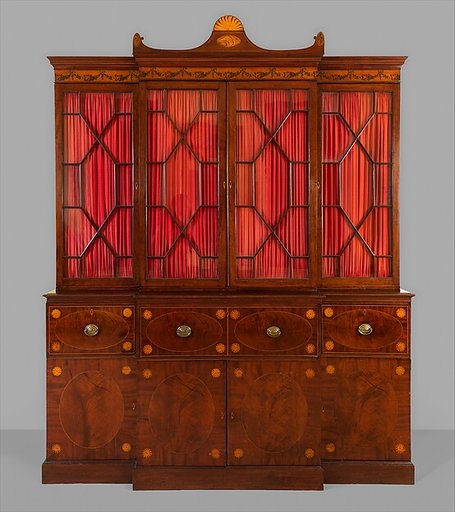 Secretary and bookcase