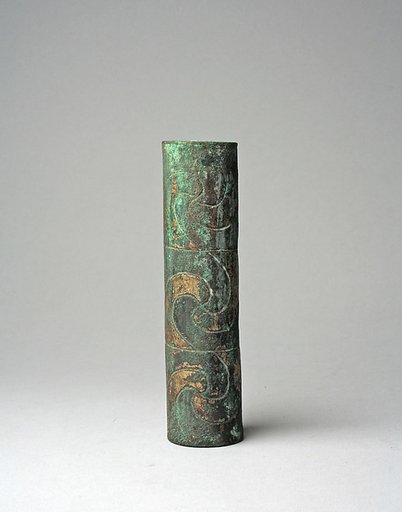 Tubular Bead with Spirals