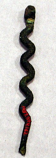 Copper Lime Spoon in Snake Form