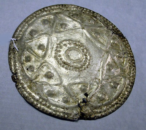 Silver Disk Ornament