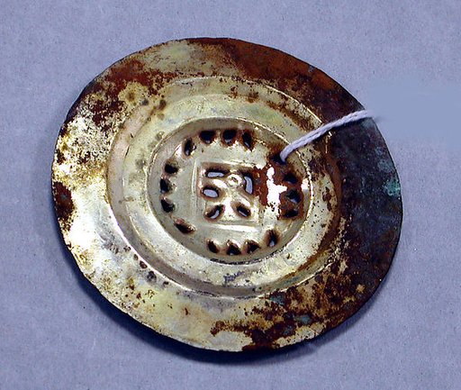 Copper Disk Ornament
