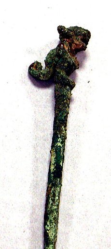 Copper Lime Spoon with Feline Top