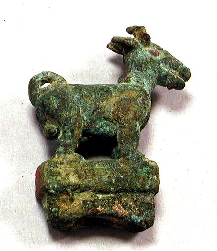 Copper Knife Fragment (?) in the Form of a Deer