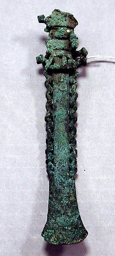 Copper Tumi with Figure
