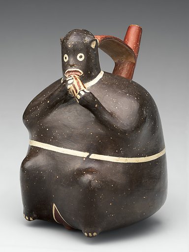Bottle in the shape of a monkey