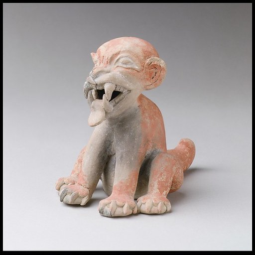 Seated feline