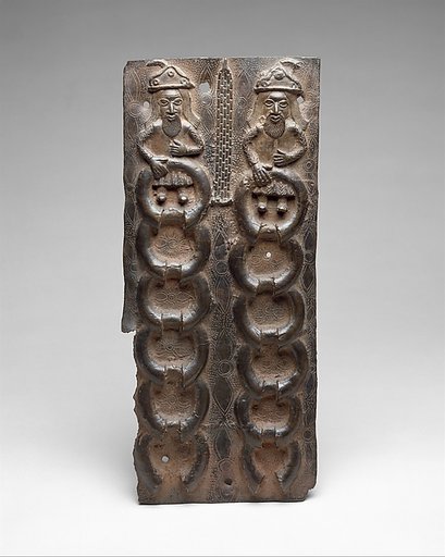 Plaque with Portuguese Traders and Manillas