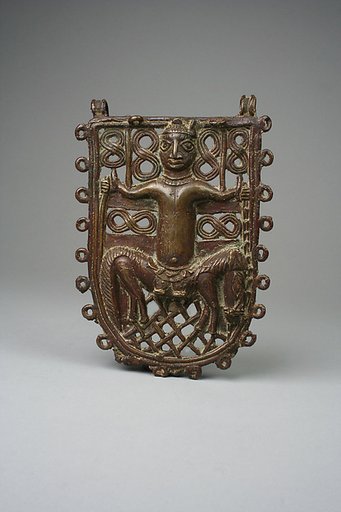 Waist pendant with equestrian figure