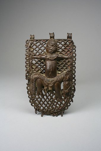 Waist pendant with equestrian figure