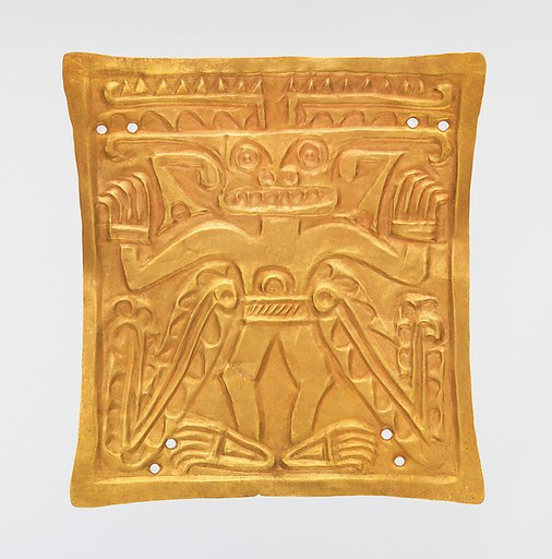Plaque with Masked Figure
