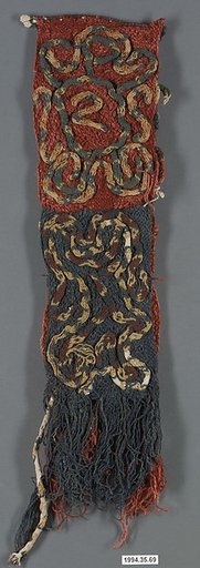 Sash Fragment with Fringe