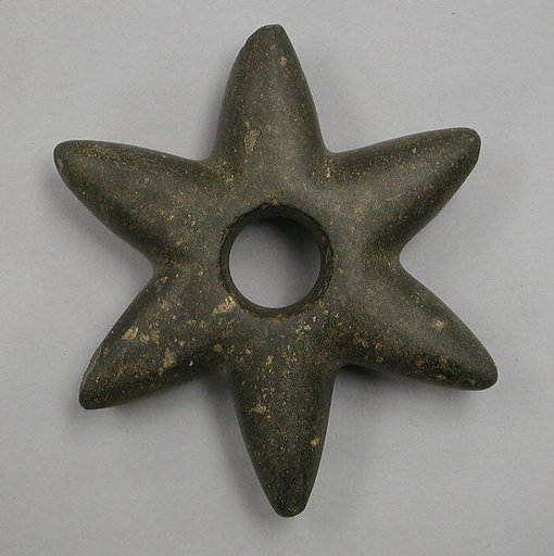 Six-Pointed Stone Mace Head
