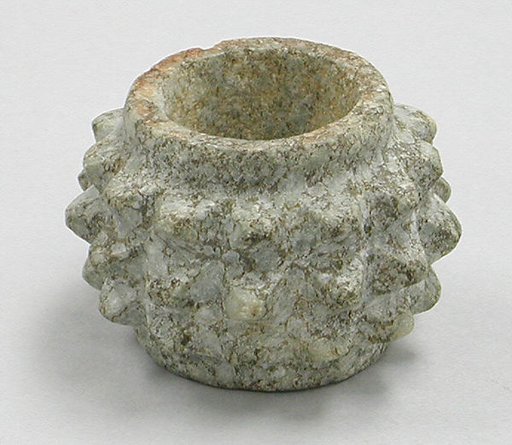 Stone Mace Head with Spikes