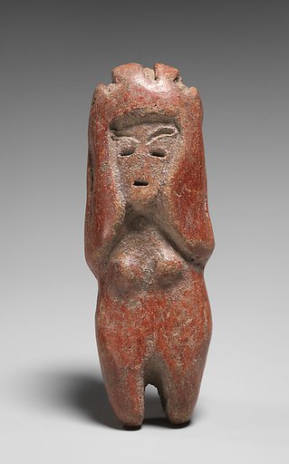 Standing Ceramic Female Figure