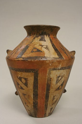 Jar, Geometric Pattern