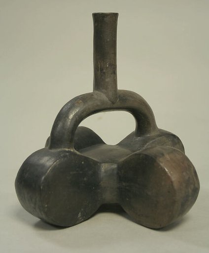 Compartmented Stirrup Spout Jar