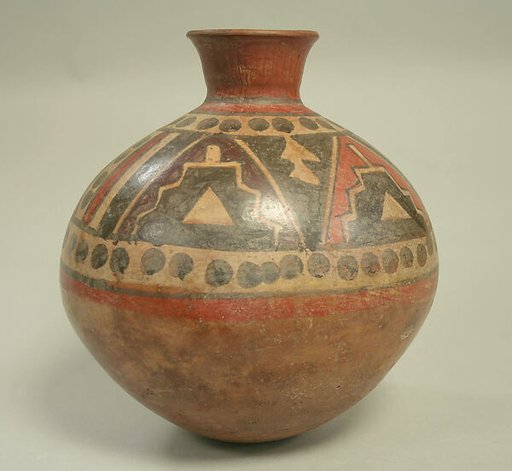 Painted Single Spout Bottle