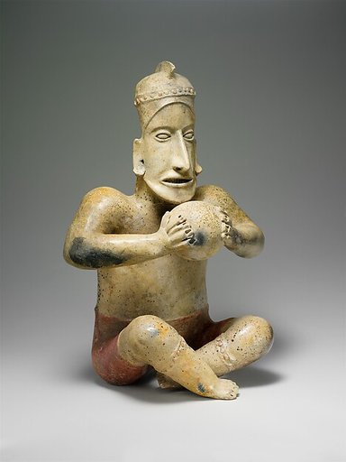 Seated ballplayer