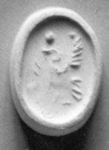 Stamp seal (scarab) with animal or monster