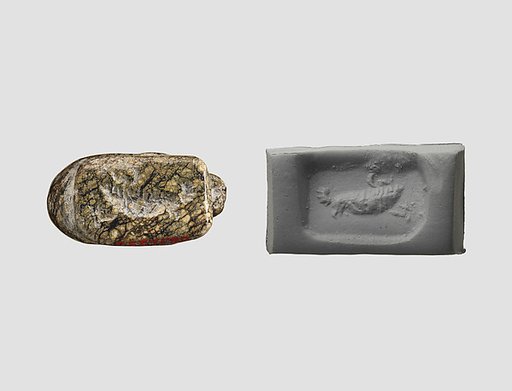 Stamp seal (bull-shaped) with animal