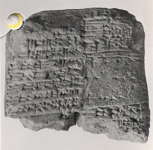 Cuneiform tablet: beer rations