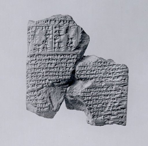 Cuneiform tablet: procedure text for the moon