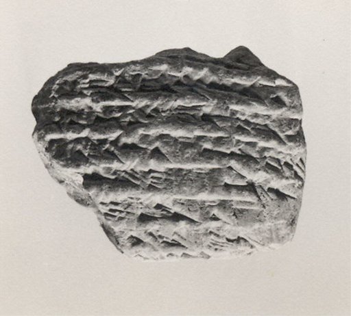Cuneiform tablet: receipt for silver