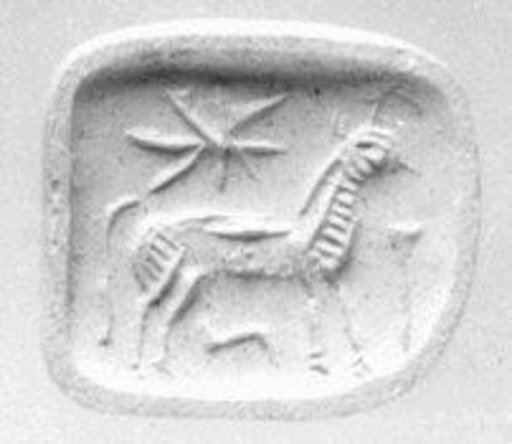 Stamp seal (tabloid) with contest scene