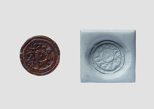 Discoid seal engraved on both faces