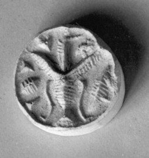 Stamp seal with loop handle