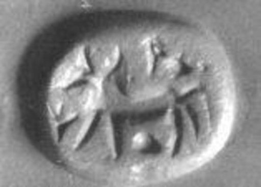 Stamp seal (scarab) with animal